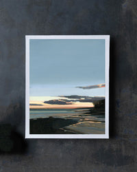 Sarah Madeira Day Town Landing Summer Sunset | Print on Canvas | unstretched