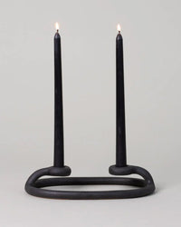 SIN Home Duo Candlestick in Black