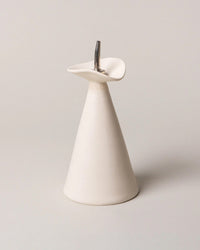 SIN Home Flora Oil Cruet in Alabaster/Ivory