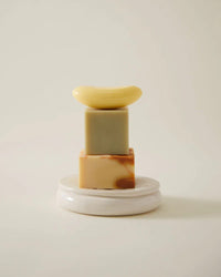 SIN Peb Soap Dish in Glossy White