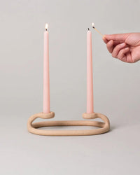 SIN Home Speckled Duo Candlestick in Speckled