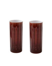 Two Empire Highball Java glasses from SIR / MADAM are placed side by side on a white background.