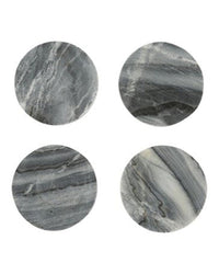 SIR / MADAM HOME Marble Gray Coaster Set/4