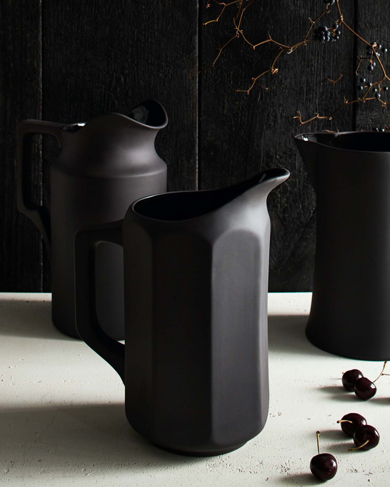 SIR / MADAM Home Still Life Pitcher No. 2 - Black