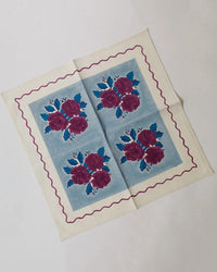 Soil to Studio Sara Table Napkins S/4 in Denim Blue