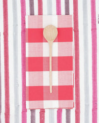 Suzette a table Fougere Peony Cloth Napkins S/4