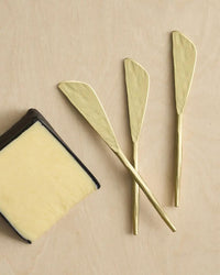 The Collective Forge Brass Spreader Knives - Set of 3
