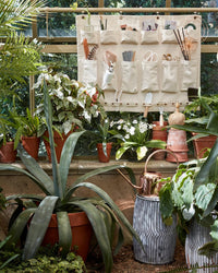 The Floral Society Canvas Half-Wall Organizer