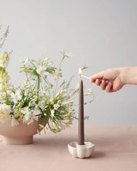 The Floral Society Ceramic Fleur Taper Holder