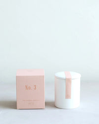 The Floral Society No 3 Fragrant Candle in Ginger & Rose