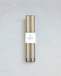 The Floral Society 10 Inch Fancy Taper Candles in Parchment