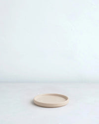 The Floral Society Home Sand Ceramic Pillar Plate in Sand
