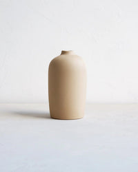 The Floral Society Home Sand Tall Ceramic Blossom Vase in Sand