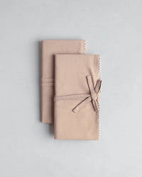 The Floral Society HOME Trellis Napkins in Dune - S/2