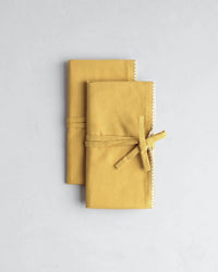 The Floral Society Trellis Napkins in Miel - S/2