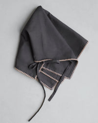 The Floral Society HOME Trellis Napkins in Smoke - S/2