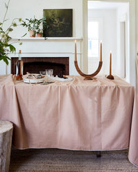 The Floral Society HOME Trellis Tablecloth in Dune