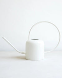 The Floral Society Watering Can - White