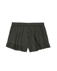 the Great The Eyelet Tap Short in Black