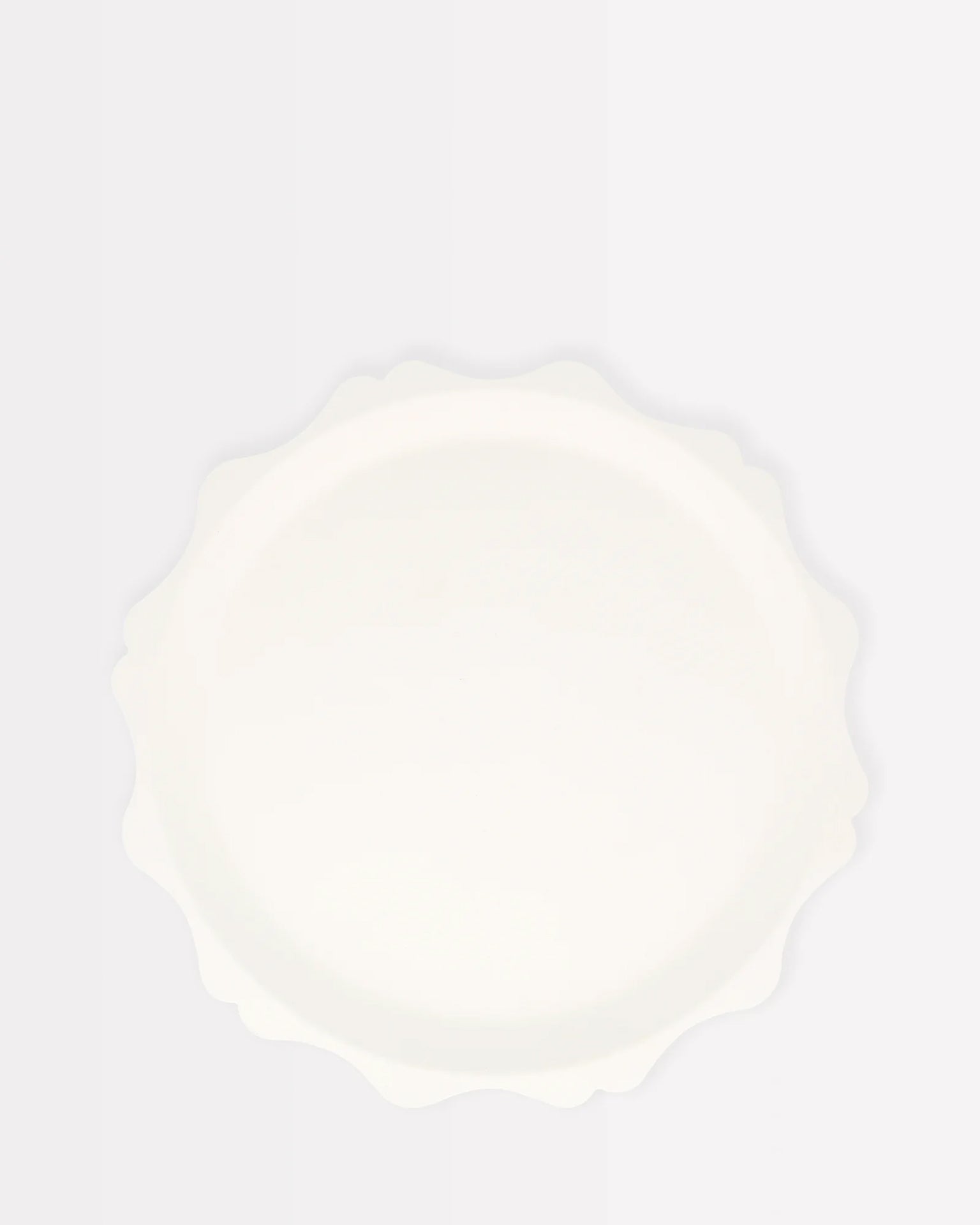 Cream Decorative Edge Compostable Side Plates