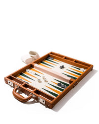 Backgammon Set - Antique White