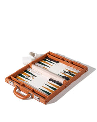 Backgammon Set - Terry Terracotta Stripe