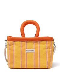 Cloud Cooler Tote Bag - Bistro Papaya Stripe