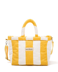 Cloud Cooler Tote Bag - Crew Mimosa Yellow Stripe