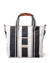 Cooler Tote Bag - Crew Vintage Black Stripe