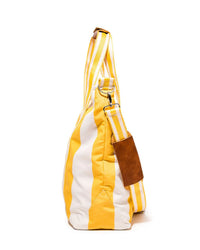 Cooler Tote Bag - Crew Mimosa Yellow Stripe