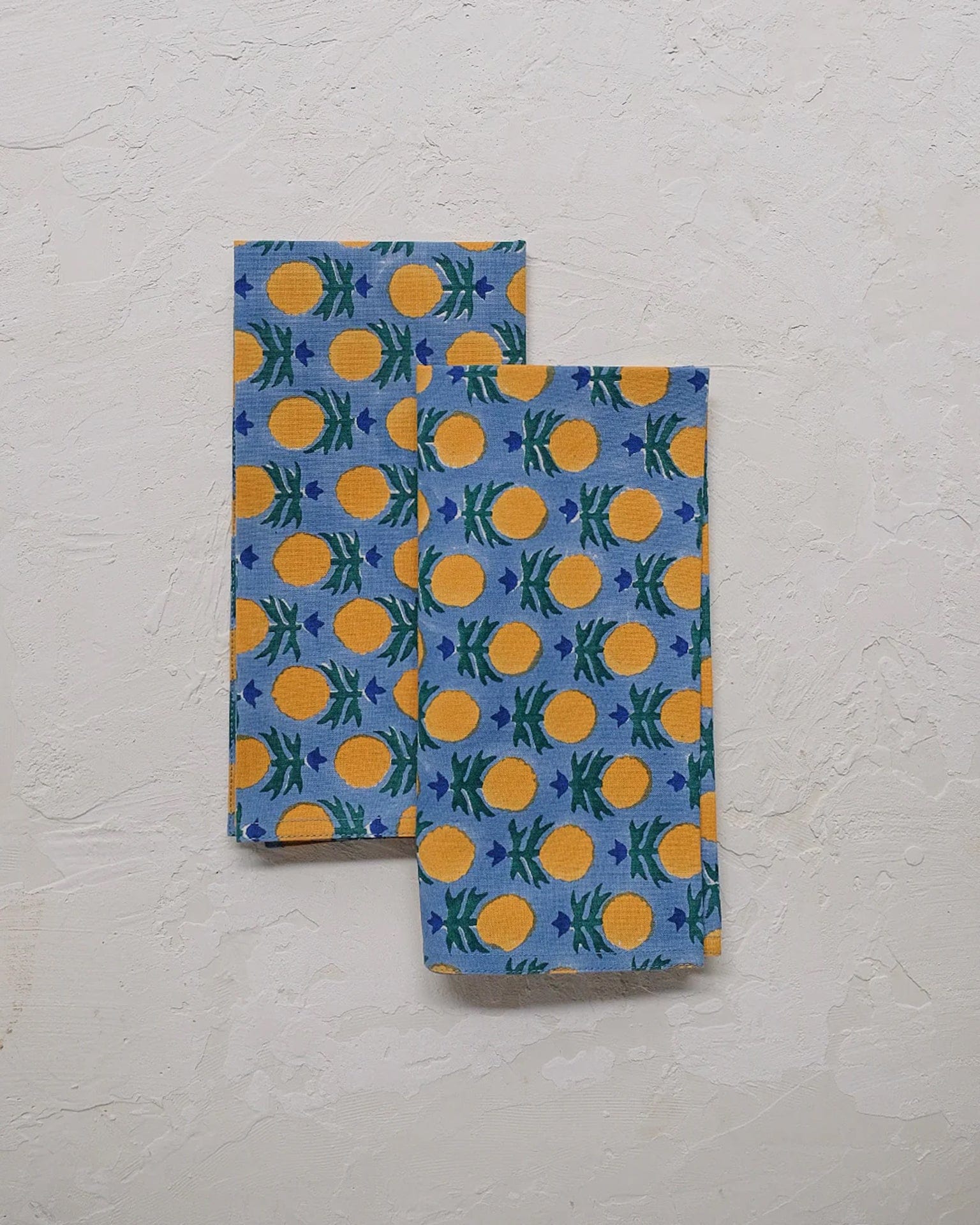 Shama Table Napkins S/4 in Blue & Yellow