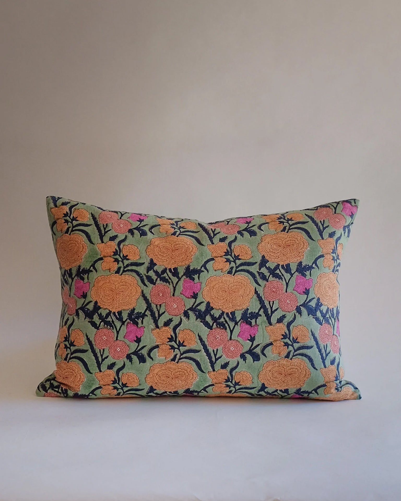 Nargis Linen Pillow - 14 x 20 in Sage
