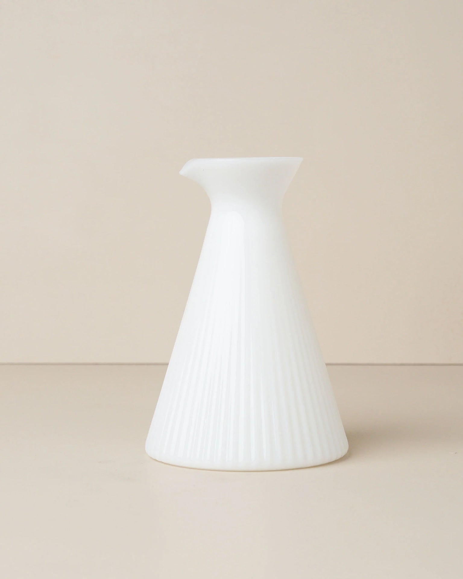 Kairos Angular Carafe in Opaque White