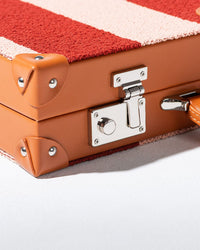 Backgammon Set - Terry Terracotta Stripe