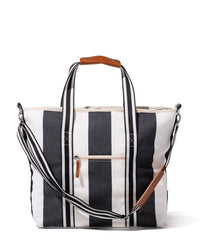 Cooler Tote Bag - Crew Vintage Black Stripe