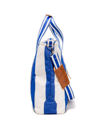 Cooler Tote Bag - Crew Mediterranean Blue Stripe
