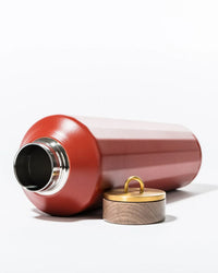25oz Hemingway Flask - Terracotta Red