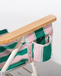 Penny Chair - Bistro Green Stripe