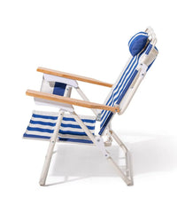 Penny Chair - Crew Mediterranean Blue Stripe