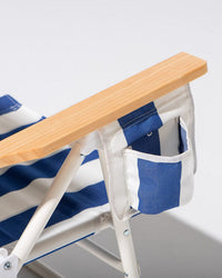Penny Chair - Crew Mediterranean Blue Stripe