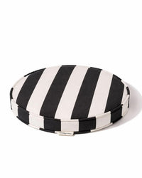 Circular Pillow - Crew Vintage Black Stripe