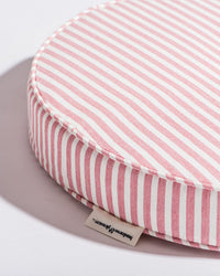 Circular Pillow - Laurens Pink Stripe