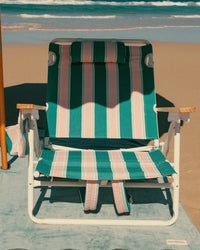 Penny Chair - Bistro Green Stripe