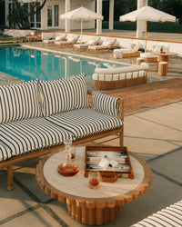 Backgammon Set - Antique White