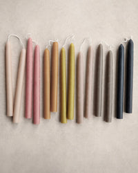 9 inch Beeswax Taper Candles