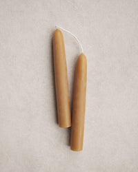 6 inch Beeswax Taper Candles