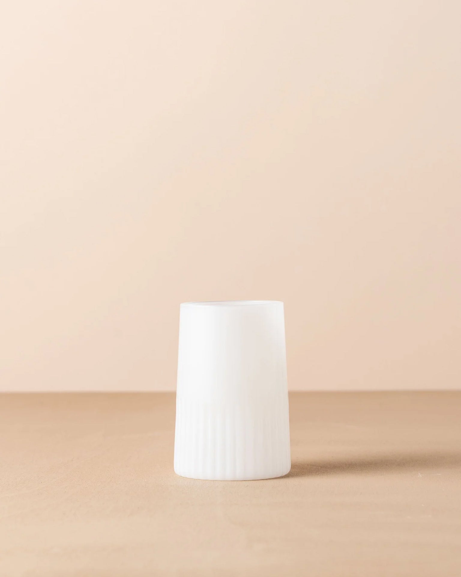 Kairos Large Water Glass in Opaque White