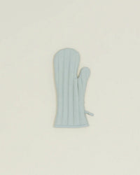 Simple Linen Oven Mitt in Sky