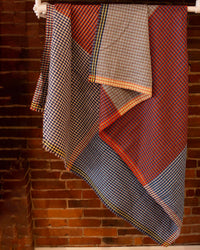 Check Blanket in Sunset