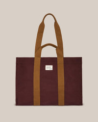 Shopper Bag No 46 in Canvas Garnet